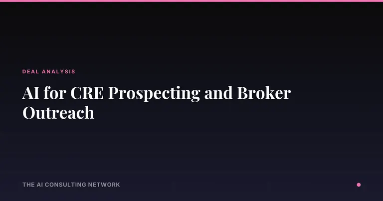 AI for CRE Prospecting and Broker Outreach