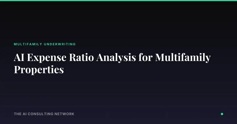 AI Expense Ratio Analysis for Multifamily Properties