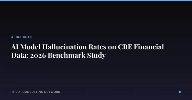 AI Model Hallucination Rates on CRE Financial Data: 2026 Benchmark Study