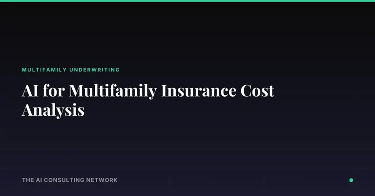 AI for Multifamily Insurance Cost Analysis