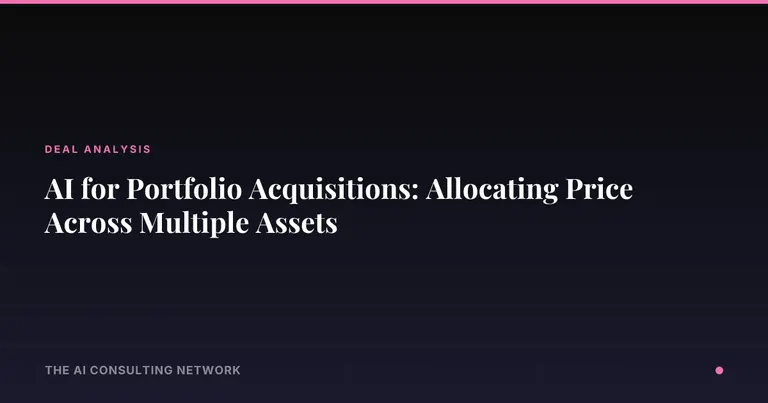 AI for Portfolio Acquisitions: Allocating Price Across Multiple Assets