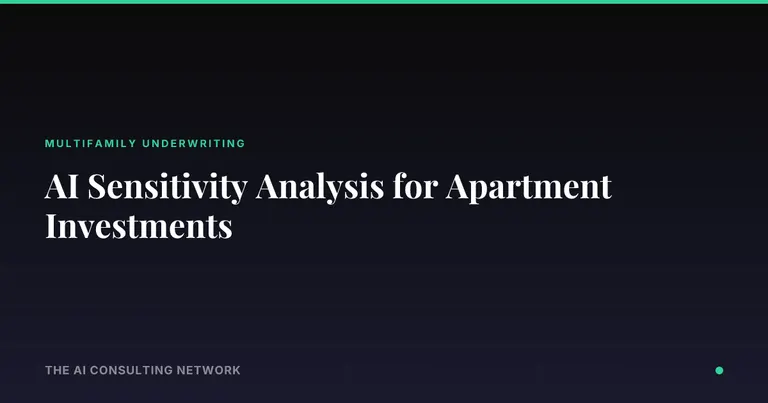AI Sensitivity Analysis for Apartment Investments