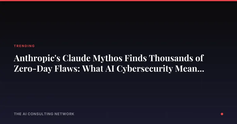 Anthropic's Claude Mythos Finds Thousands of Zero-Day Flaws: What AI Cybersecurity Means for CRE Investors