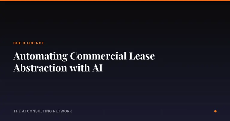 Automating Commercial Lease Abstraction with AI