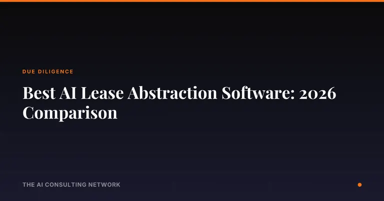 Best AI Lease Abstraction Software: 2026 Comparison
