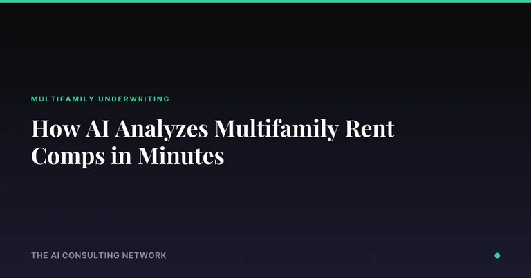 How AI Analyzes Multifamily Rent Comps in Minutes
