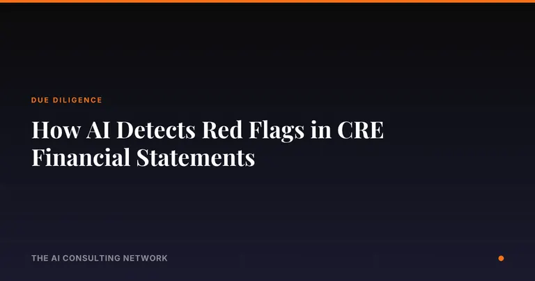 How AI Detects Red Flags in CRE Financial Statements